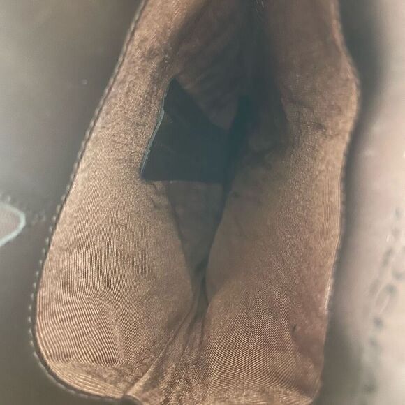 Arturo Chiang Knee High Brown Leather Riding Boots Size 6.5 Buttons Zip Up - Picture 13 of 13